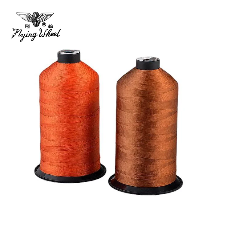 High Tenacity Bonded Thread Tex80 Ticket30 250D/3 Polyester Bonded Sewing Thread