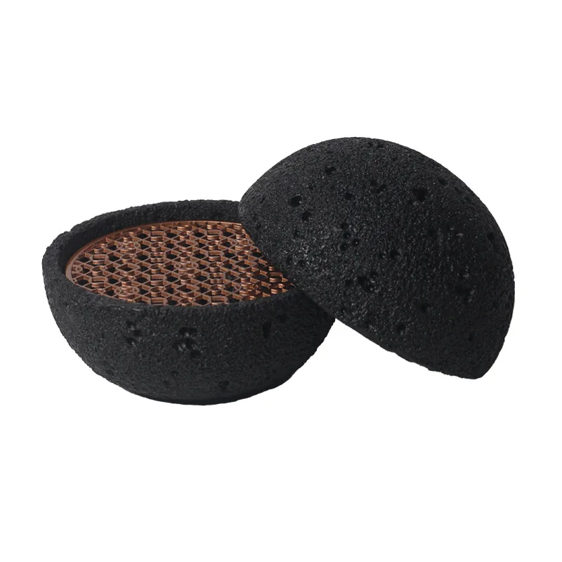 New design Japanese cement rock sushi plate, similar to meteorite planet dinner plate wholesale