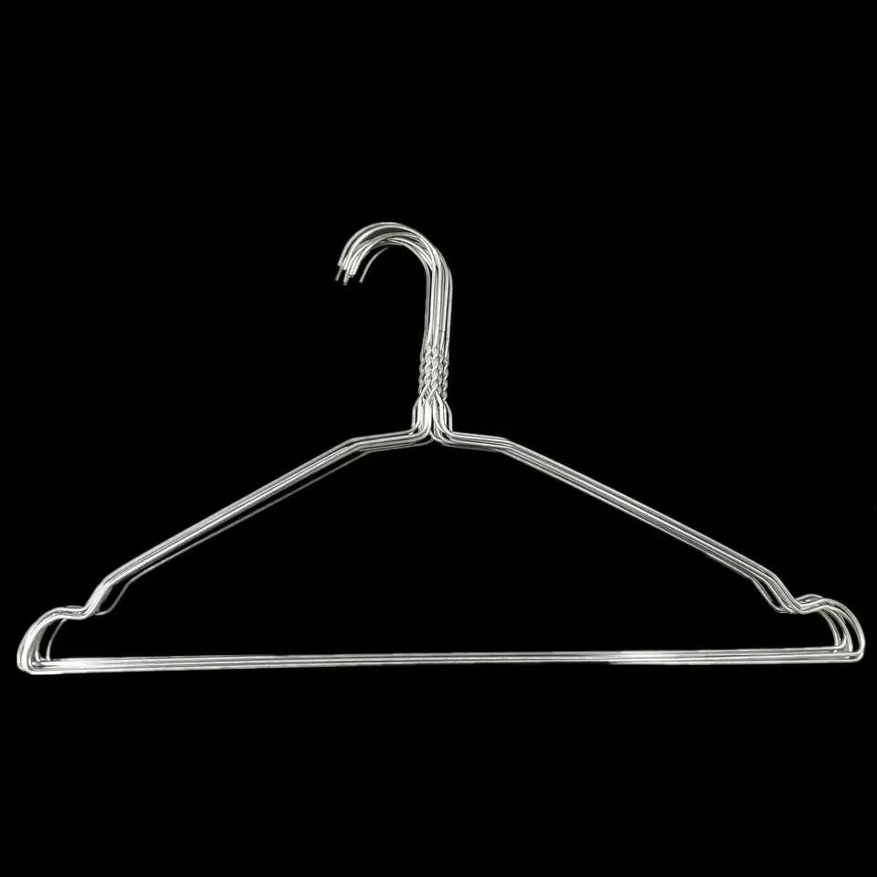16 Inch  Galvanized Steel Wire Hanger Metal Hangers For Clothes Garment