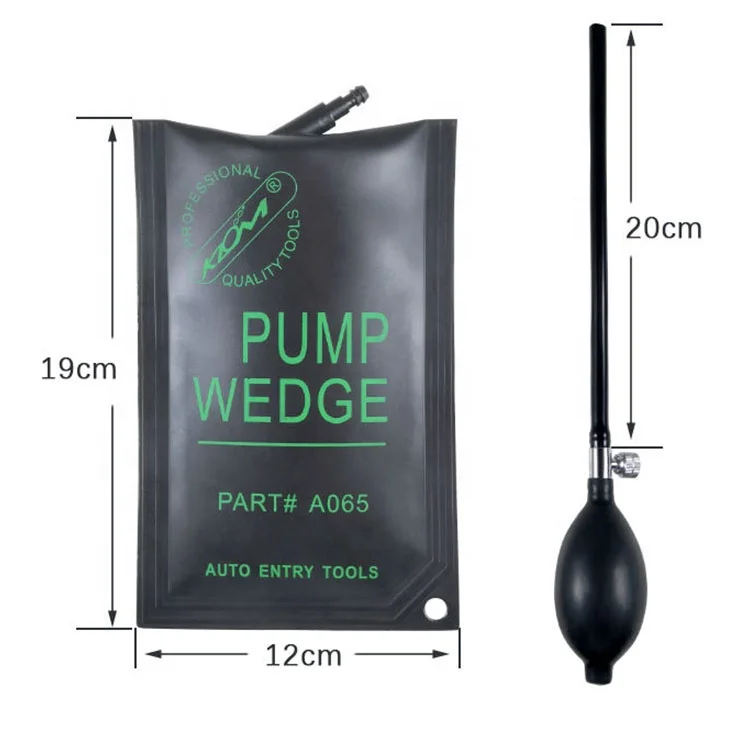 Middle Air Pump Wedge wear-proof Bag Car Lock Open Tool for Auto locksmith Household