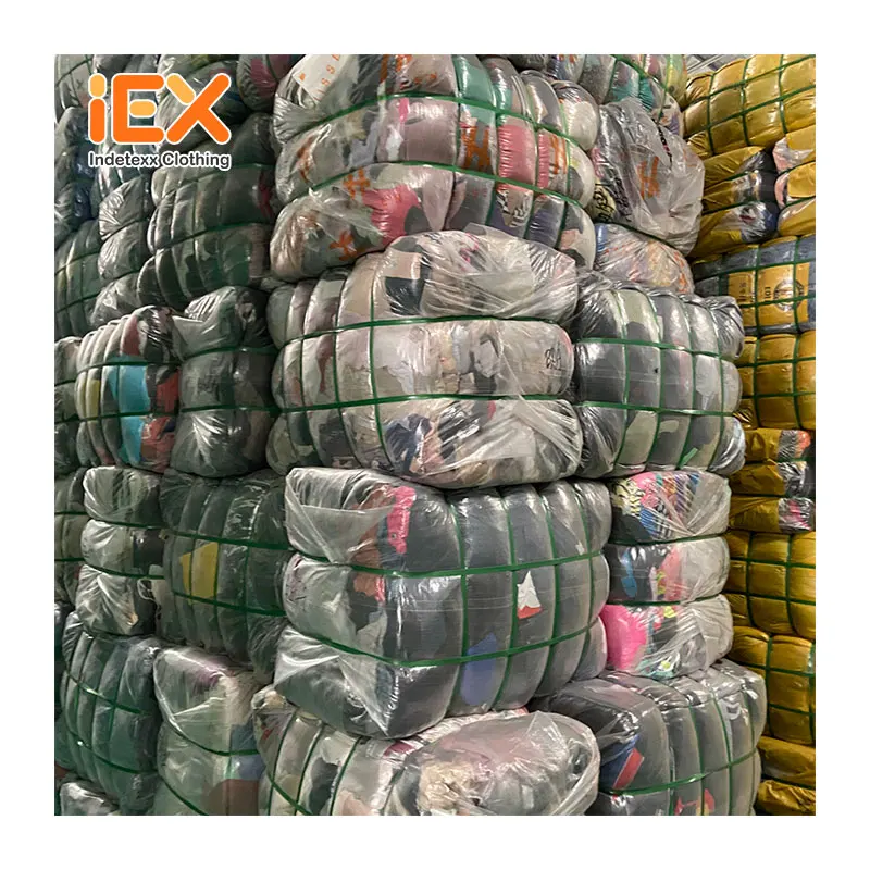 Indetexx Factory Price Best Codes Ukay Bundle Supplier 45kg Vip Code Wholesale Used Jeans In Bales