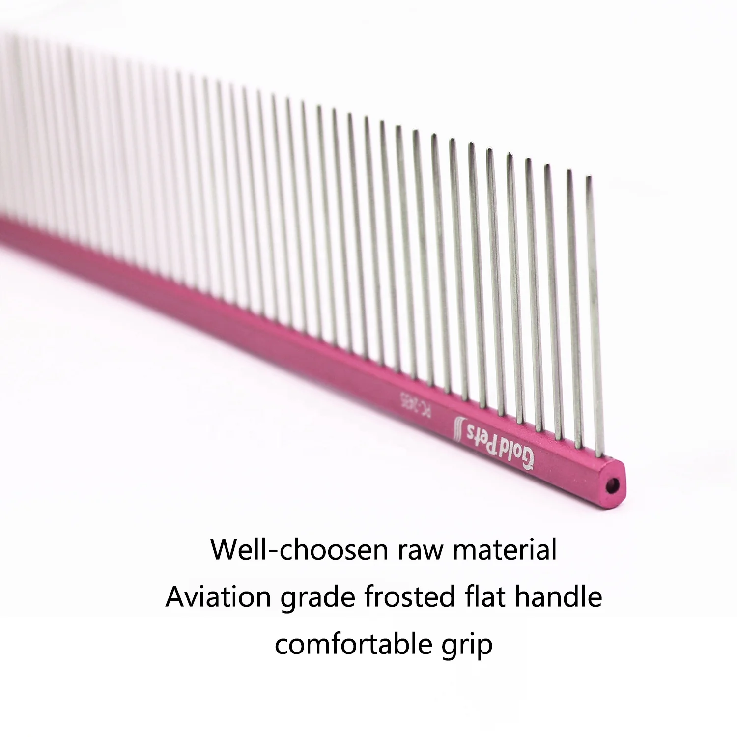 Professional Fine Large Teeth Long Carbon Rat Tail Rabbit Brush Electric Head Lice Comb Pet Blue Long