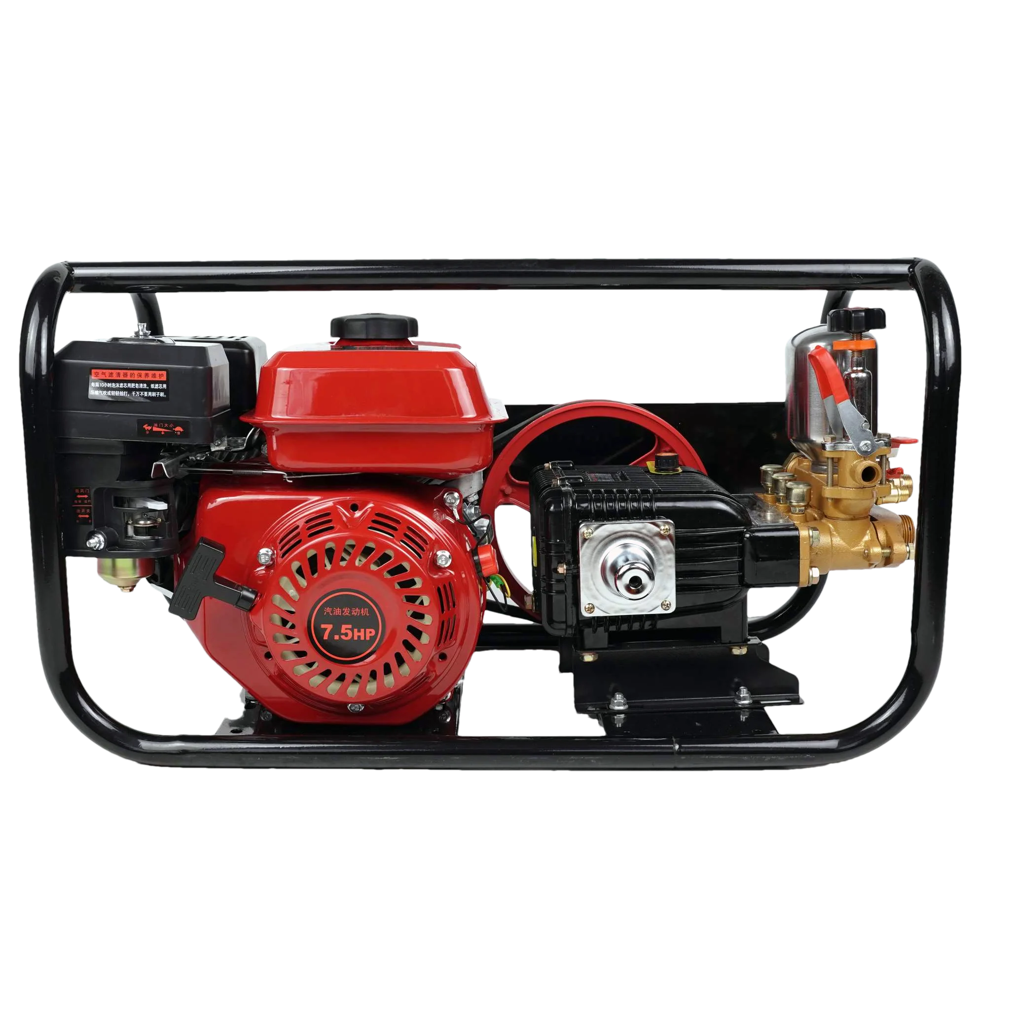 30#  HTP 30mm Plunger Pump Agricultural 170F 7HP  portable Gasoline Engine  Powered Sprayer