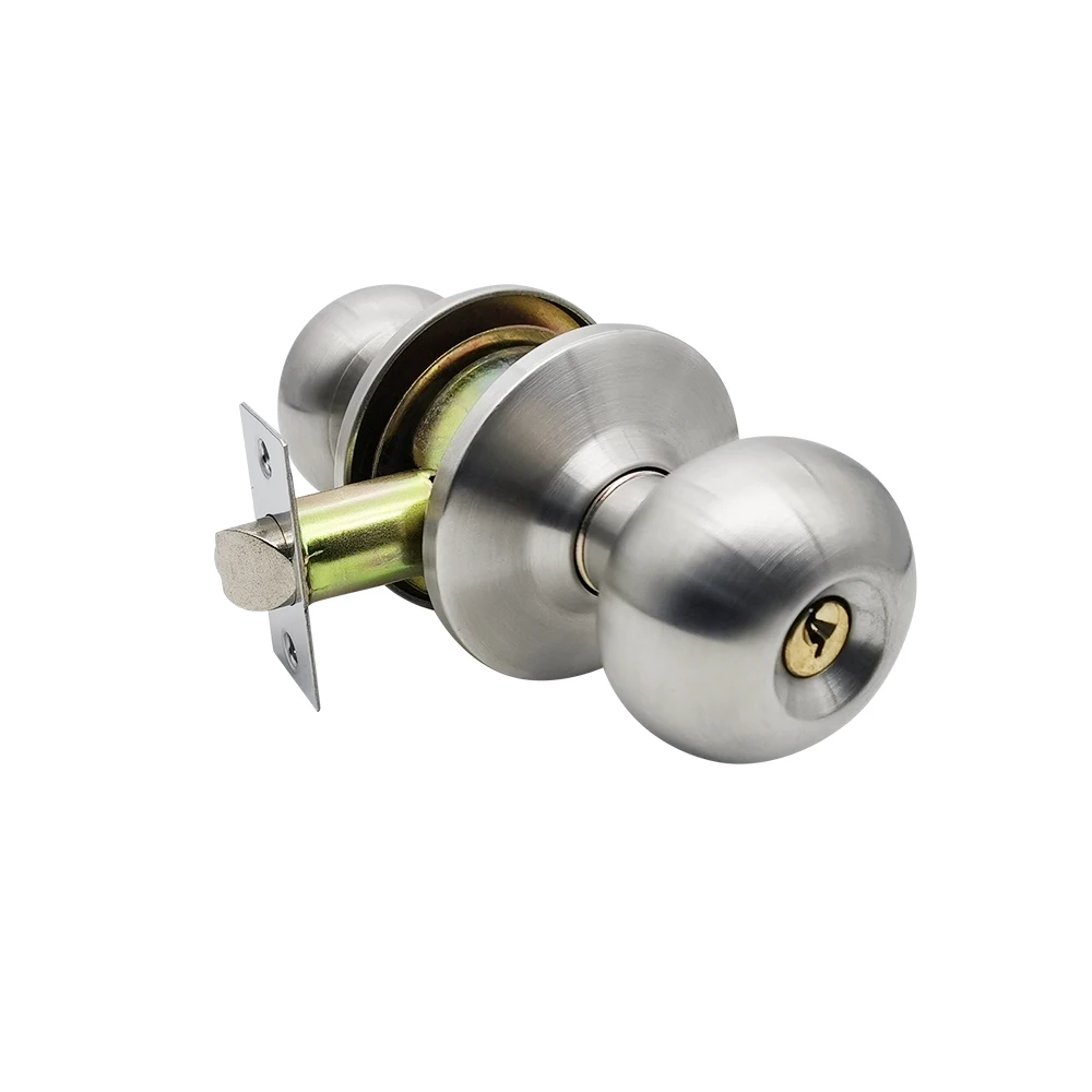 Best Selling cylinder knob lock glass door knob lock deadbolt door knob lock