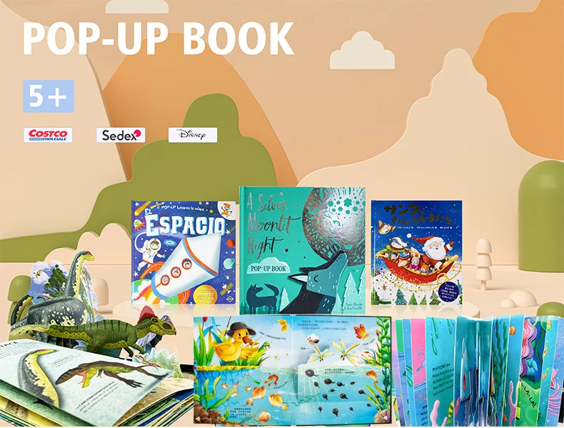 Professional Supplier Custom 3d Printing Pantone Cover Fancy Art Logo Surface Film Finish Binding Paper