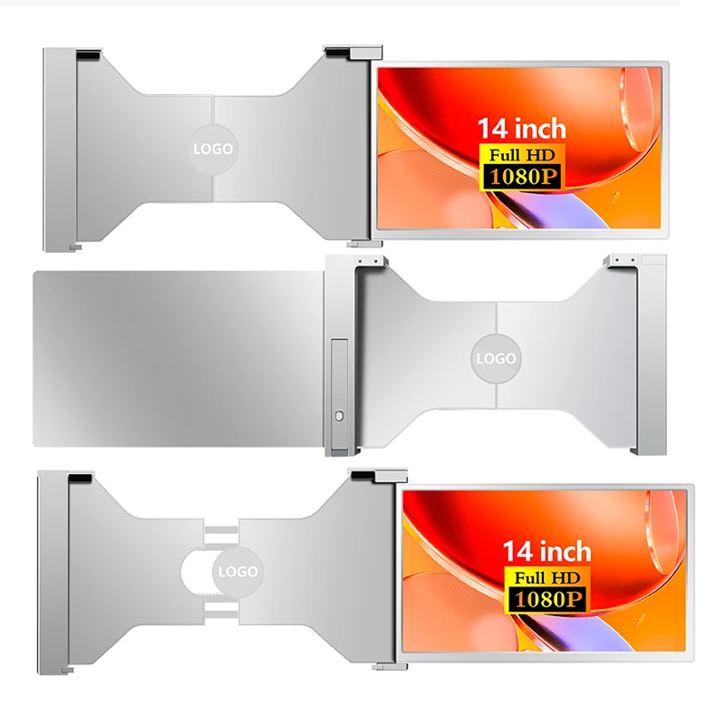 2024 new model cheap price dual monitor with 14 inch for laptop extension screen