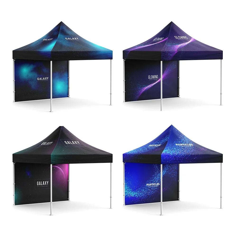 Guangdong Oxford Foldable Popup Canopy Tent 10x10 Tented House  Pagoda Large Folding Outdoor Event Tent For Party
