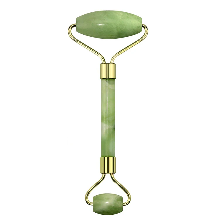 Оптовая продажа, высококачественный натуральный нефритовый массажный ролик для лица