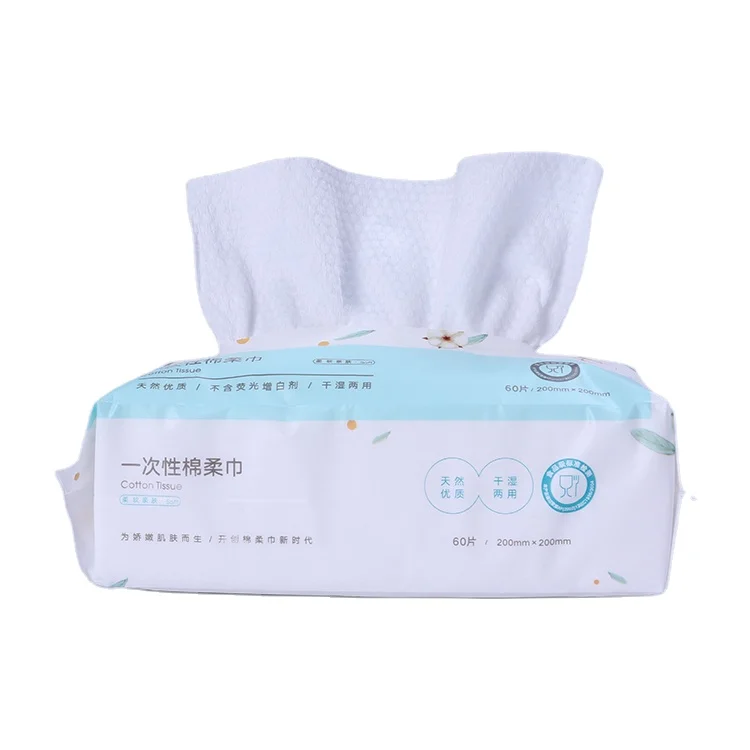 Factory Direct Sales Disposable Soft Face Towels Custom Makeup Remover Cloth Disposable Face Towel