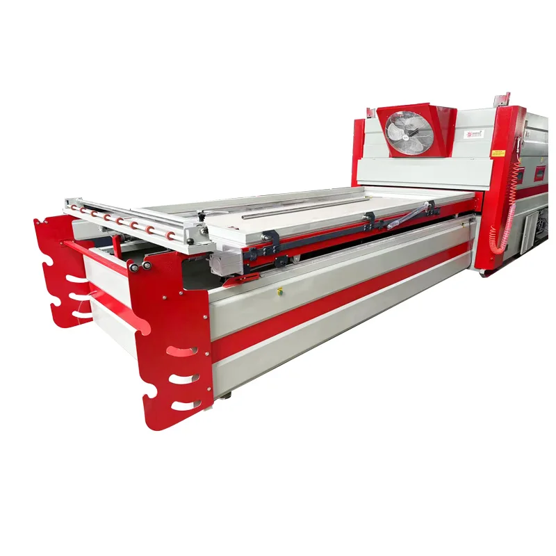 Woodworking machine pvc Foil vacuum Membrane Press machine Semi-automatic Wood Door PVC Covering Hot Press machine