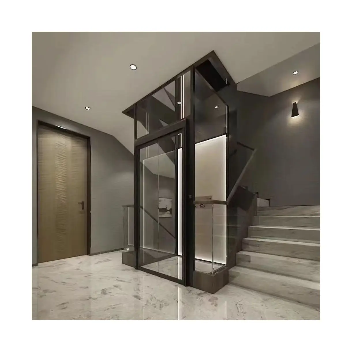 Durable Elevators for Person with Automatic Door for Modern Homes residential lift