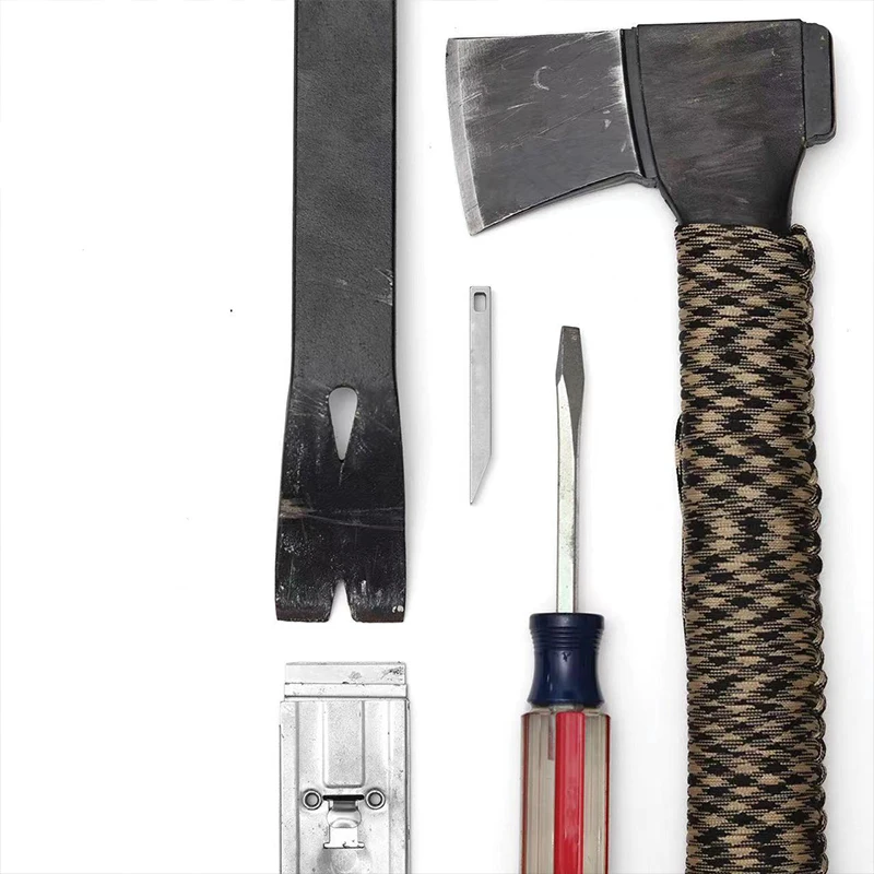 Mini EDC MultiFunctional Stainless Steel rod Pry bar Pry bar Heavy Duty Key Chain Easy to carry Durable Outdoor Special