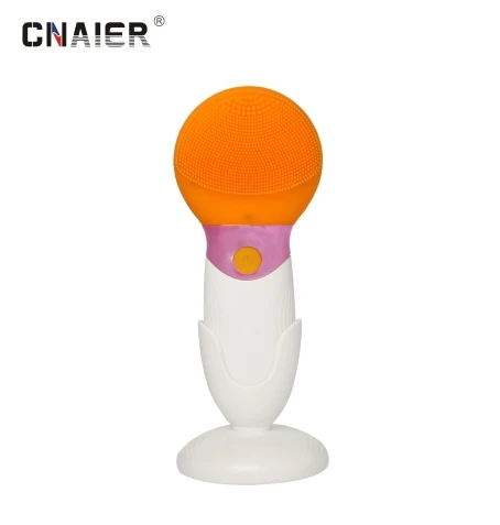 AE-616 CNAIER Handheld Electric Silicone Facial Cleanser Waterproof Skin Cleansing Brush