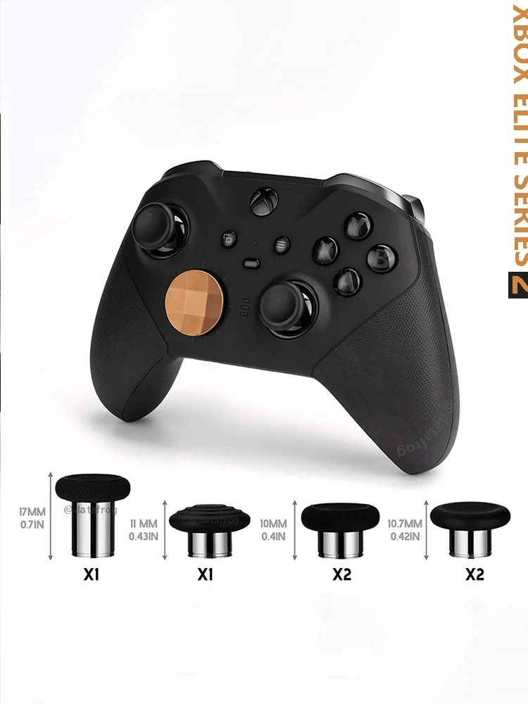 DATA FROG Thumb Grips For Xbox One Elite Series 2 Metal Paddles Gamepad Trigger Button Analog Stick For Xbox One Elite 2 Parts