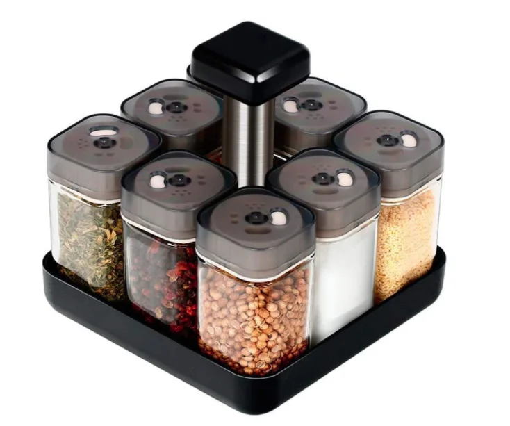 Rotating Spice Storage for Cabinet and Kitchen