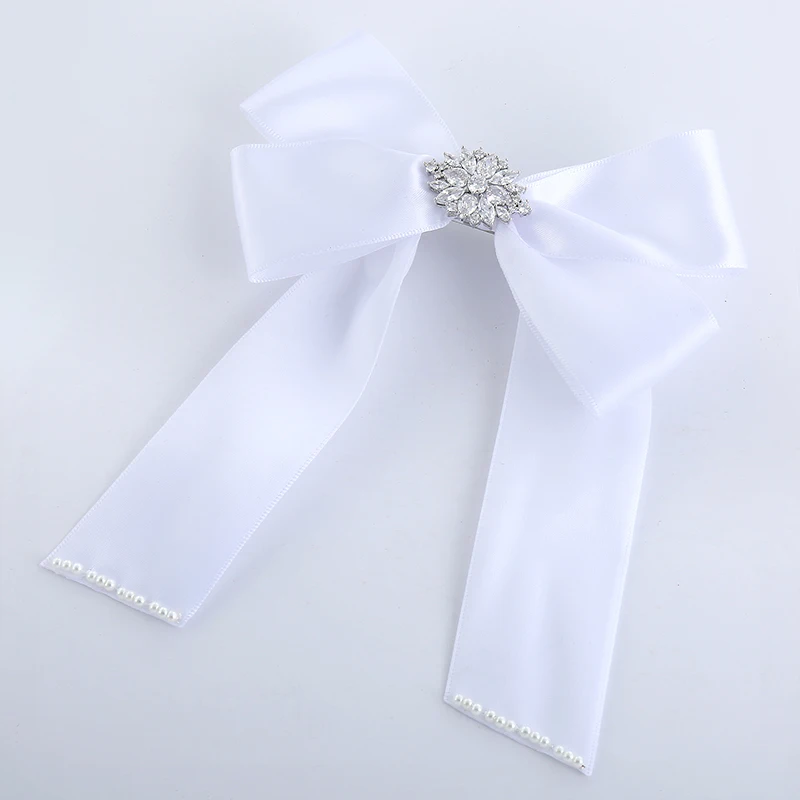 Hot Sale Brass Inlaid Zircon Luxury Bridal Hair Accessories Clip For Wedding And Party