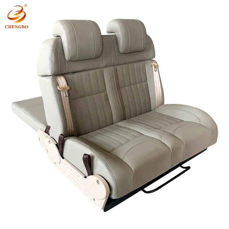 hot sale comfortable mutil-functional 3-fold campervan rock roll bed seat for Van RV MPV Motorhome Caravan Car Trailer