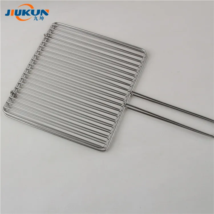 Stainless Steel BBQ Net Fish Meat Hamburg Net Barbecue Nets Grill Mesh Wire