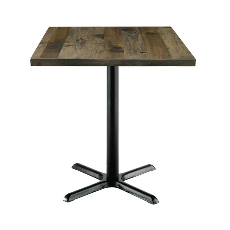 cheap price wooden coffee table new style small wood dining table set for restaurant