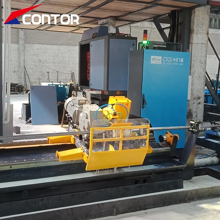 Chinese tube mill machine Metal Tube Cutting steel pipe cutting saw Flying Saw