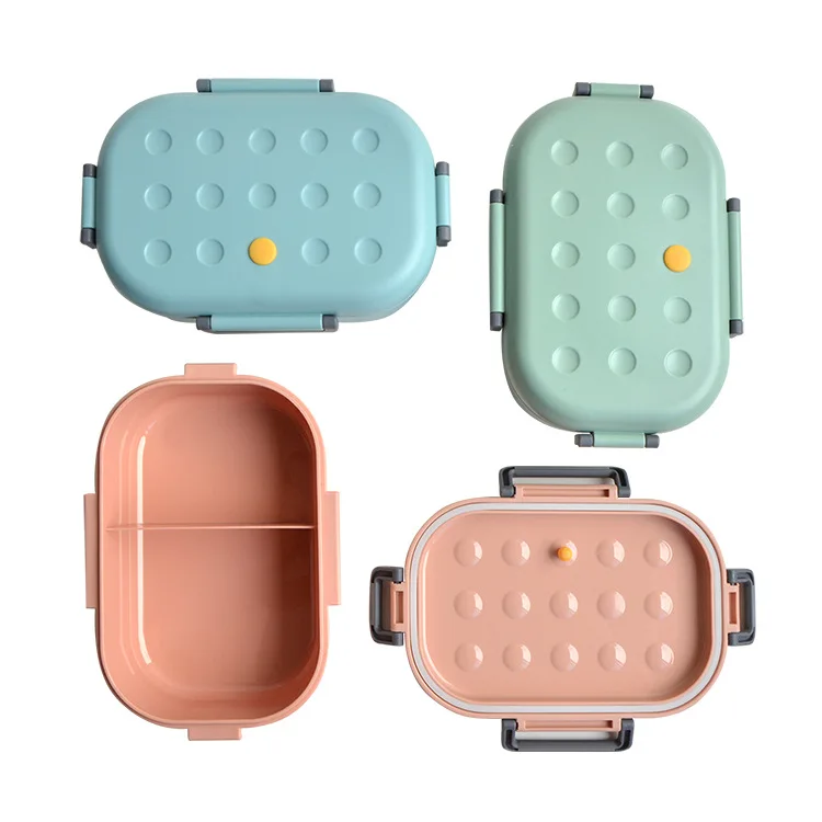 Microwaveable Korean style plastic lunch box for kids and adult lunch box kids