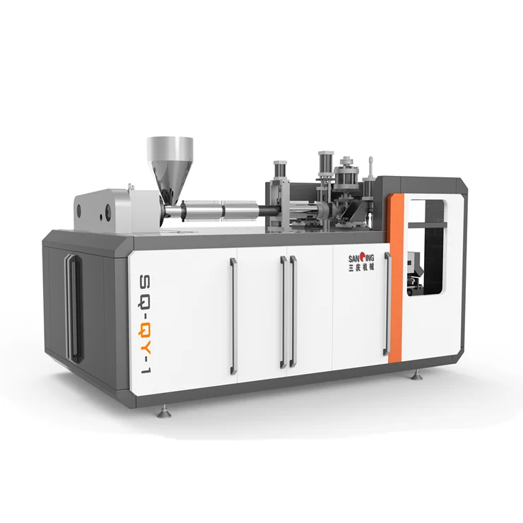 Food Biscuit Plastic Bottle One Out Two Automatic Blow Molding Machine