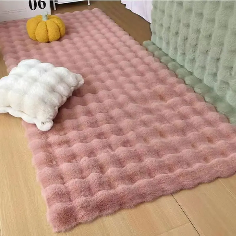 Коврик из искусственного меха кролика