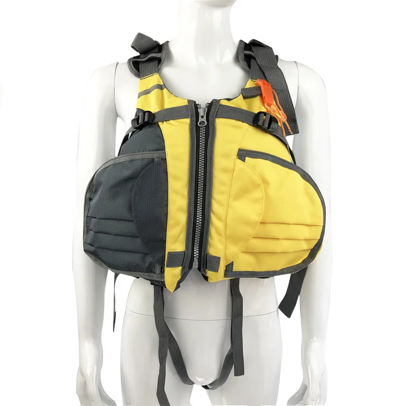 Life jacket kayaking canoe rafting swimming tear resistant fabric adult yard fishing vest ice fishing