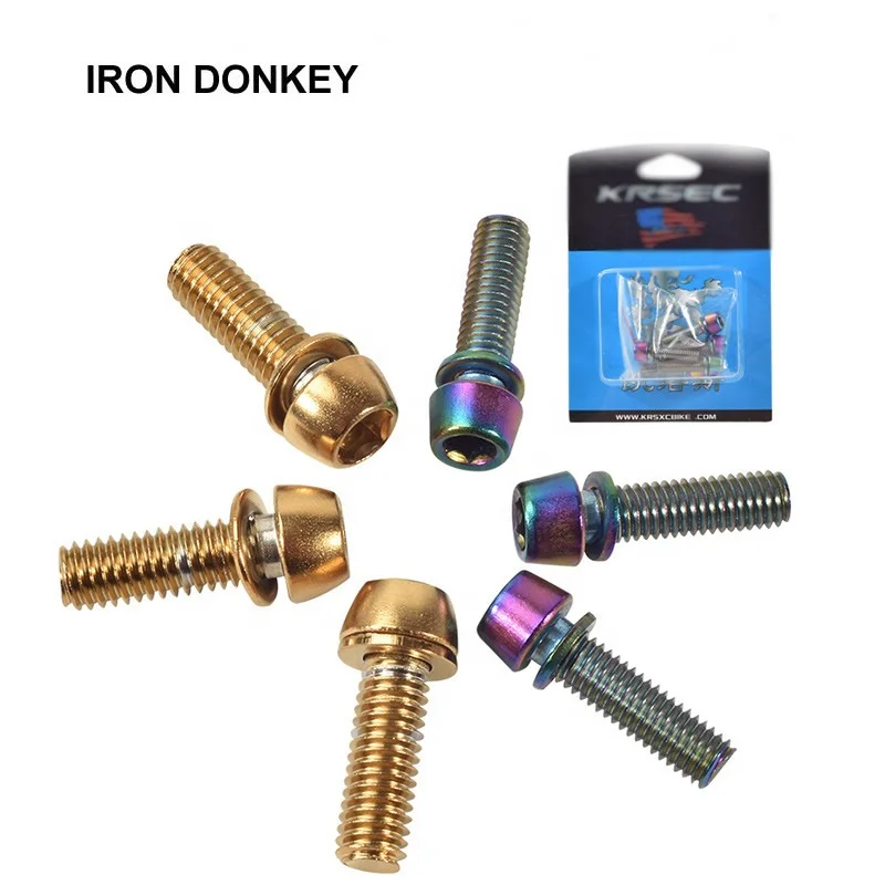 Велосипедный винт с титановым покрытием