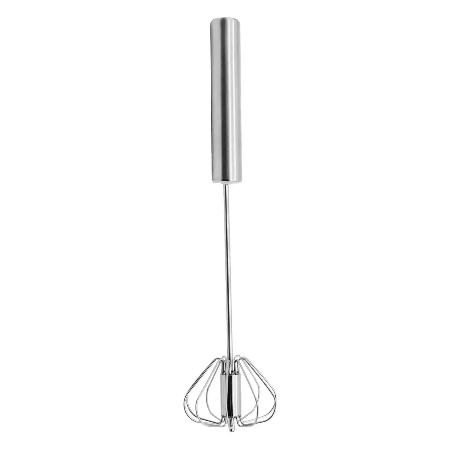 Semi-automatic Egg Beater Stainless Steel Egg Whisk Manual Hand Mixer Self Turning Egg Stirrer Kitchen Accessories
