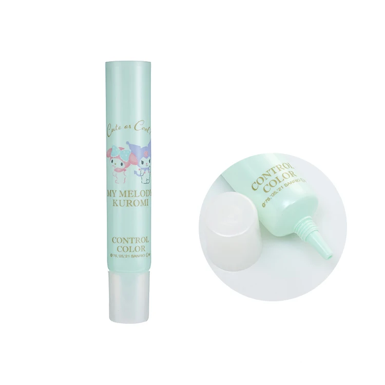 Long Nozzle Tip PE Squeeze Tubes 10ml 15ml Cosmetic BB Cream Eye Cream Packaging Soft Plastic Tube For Cosmetics Skincare