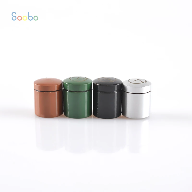 11*14mm Outdoor portable magnetic container brass black small hiding geocaching containers
