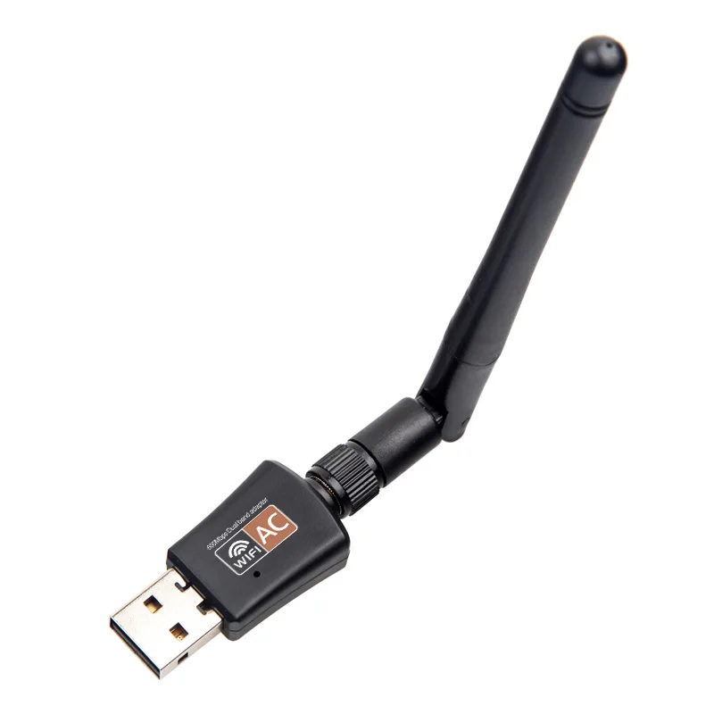 Wireless USB Adapter 600Mbps Dual Band WIFI WLAN With Antenna USB WiFi Adapter Receiver 2.4G 5.8g Network Card Transmitter