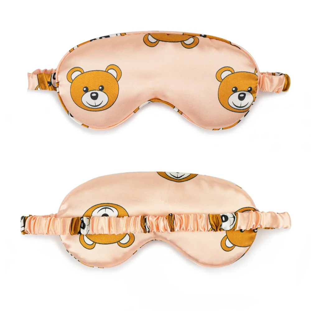 Natural Silk Sleep Mask, Super-Smooth & Soft Eye with Adjustable Strap, Blindfold Perfect Blocks Light, Pressure Free