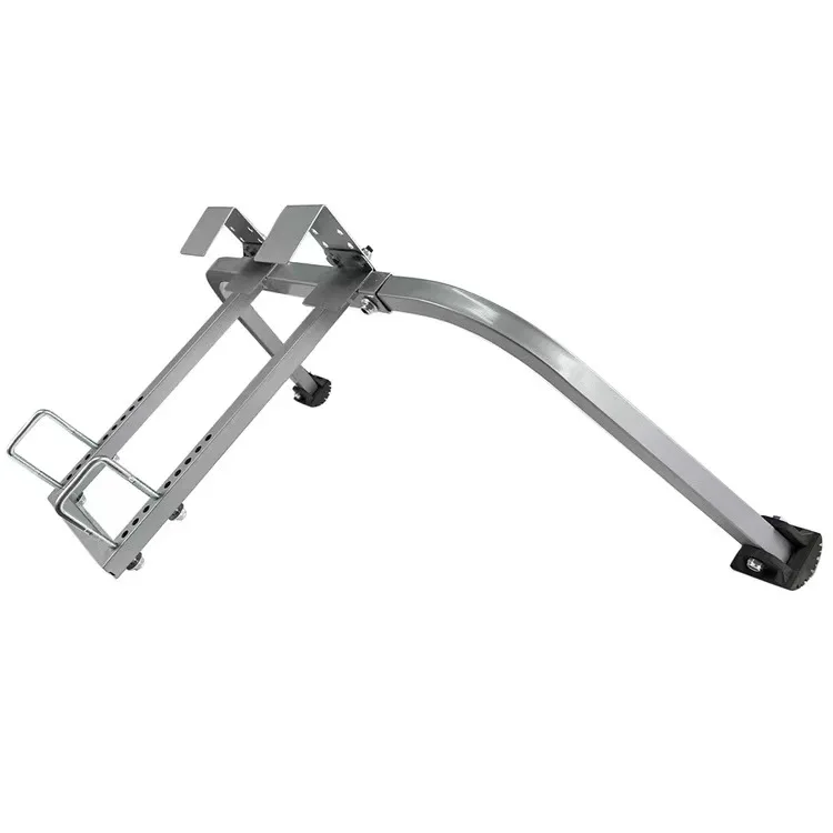 Ladder Leg Stabilizer Oem Roof Zone Corner Use Smooth Finished Sliver Metal Ladder Stabilizer Accessory