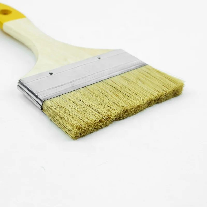 wood paint brush eternal paint brush manufacturers  yellow tail handle