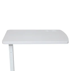 Hospital Abs Movable Adjustable Over Bed Food Table Dining Table For Patient