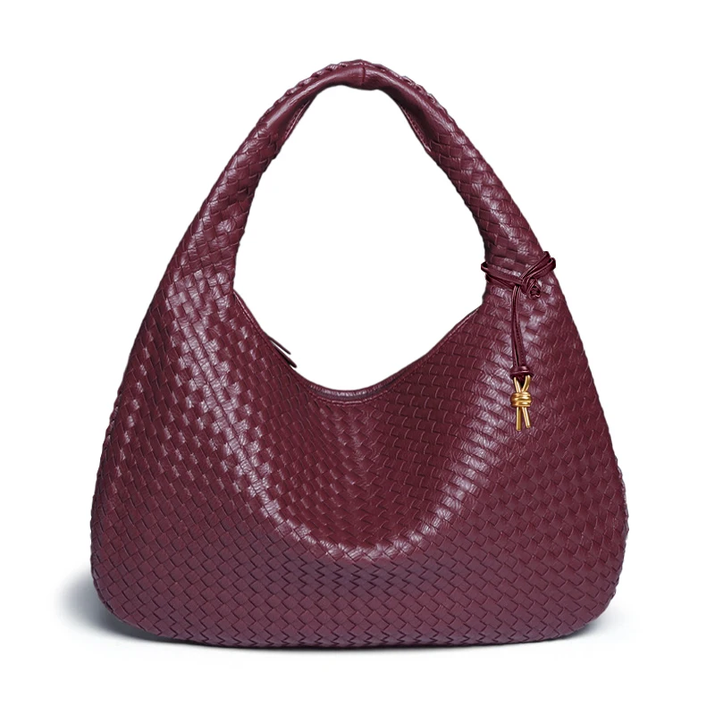 Fast Delivery Handmade Woven women Handbags Fashionable Trendy Chic Braided Ladies Clutch Bags for Daylife Travel shopping