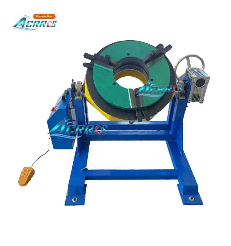Rotating Table Pipe column boom, Welding Positioner with Tig Welding Weaving