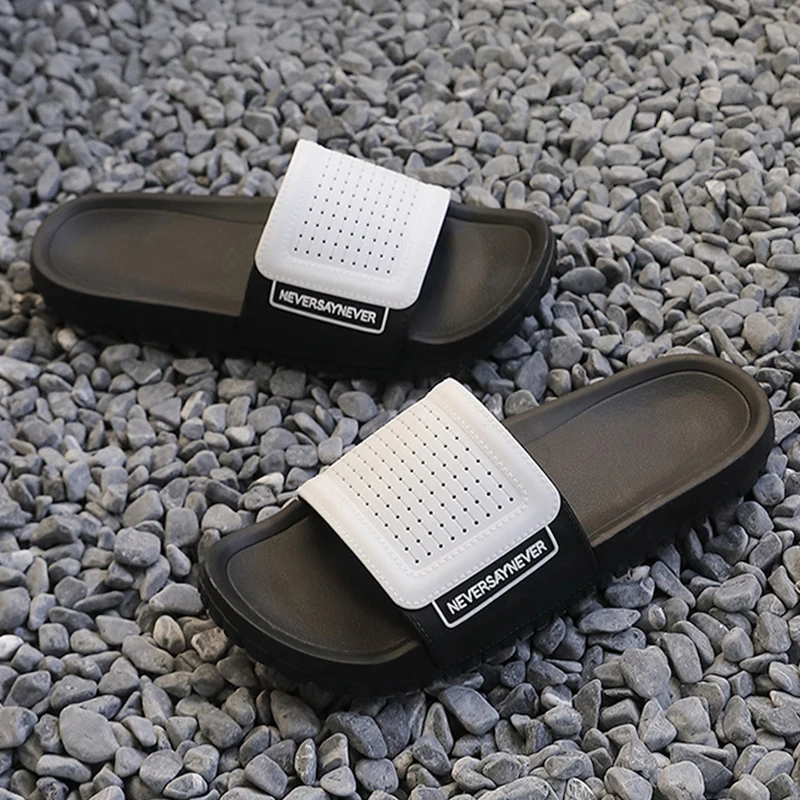 High Quality Male Breathable Sport Eva Slides Slipper Summer Home Outdoor Beach Non-Slip plastic Slippers For Men