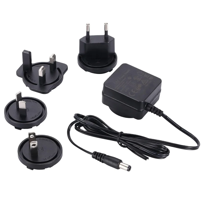 En62368 En61347 En61558 En60335 Version 12v 0.5a Dc interchangeable plug power
