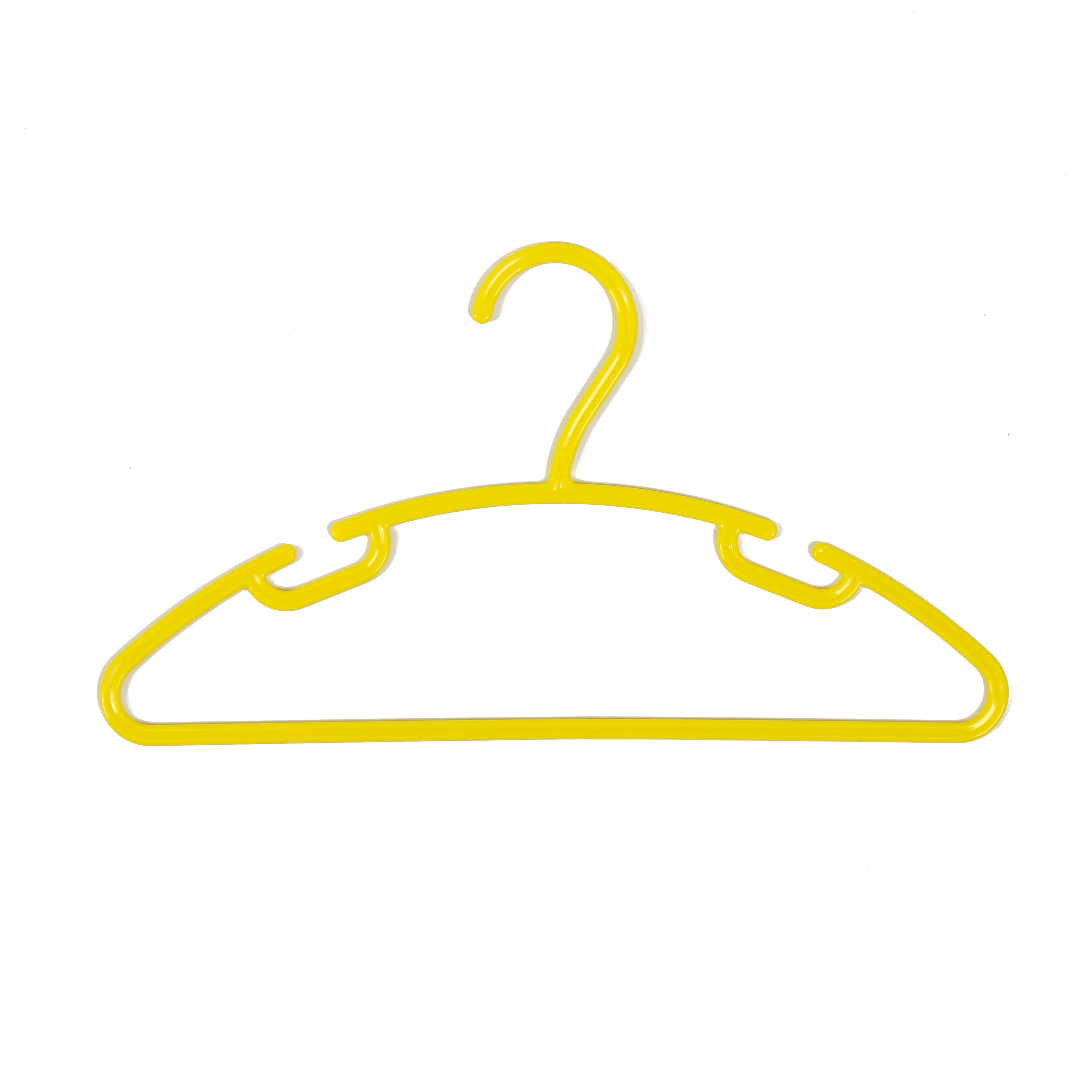 Kids 6 Pack Heavy Duty Plastic Clothes Hanger For Everyday Standard Use Clothing Hangers for children