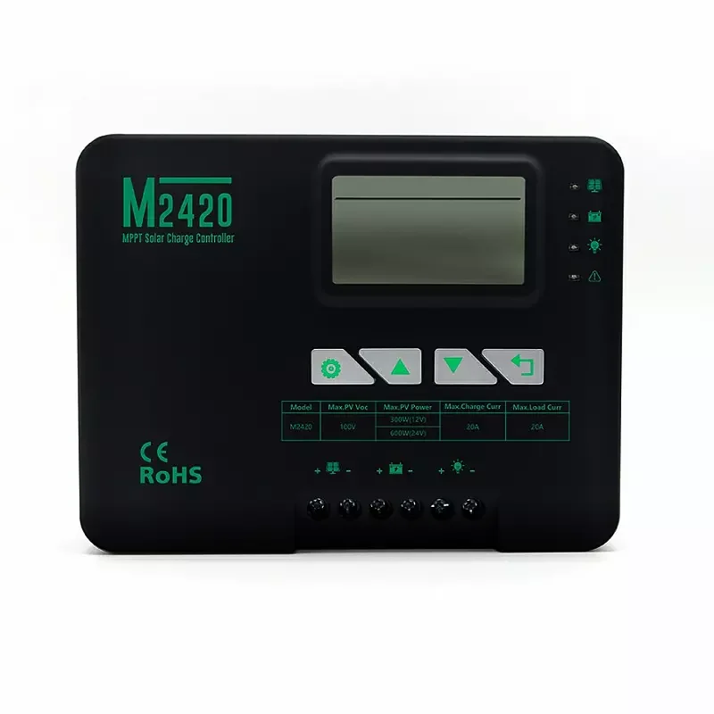Контроллеры заряда солнечной батареи 20A 30A 40A MPPT Контроллер 12 В 24