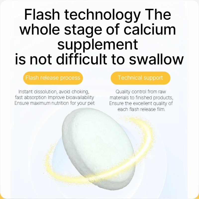 Pet Health Products ODTS  Milk Calcium Flash Release Tablets Oral Tablets Enhance High Quality Calcium Sources