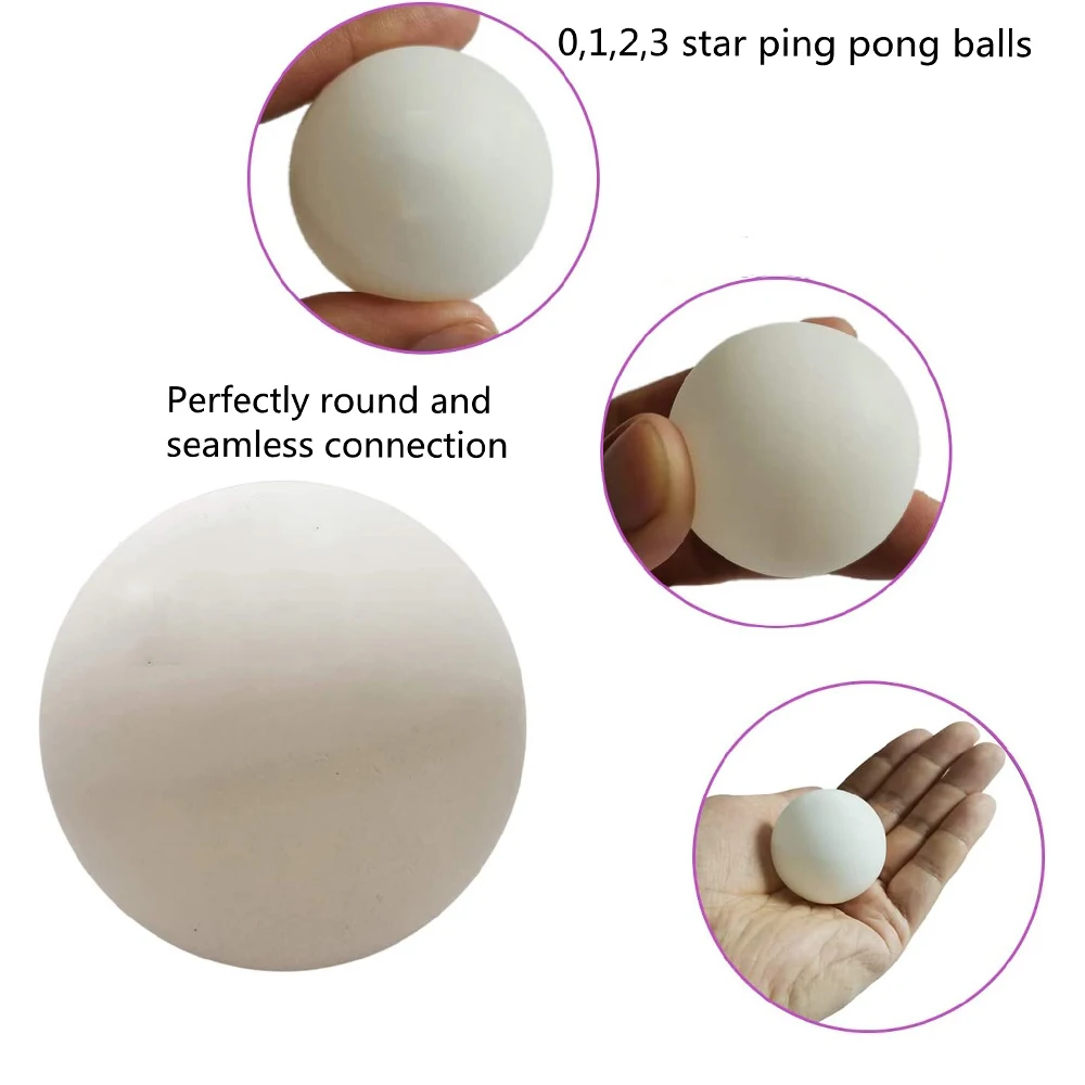 Star ABS Seamless pingpong balls ABS ping pong 40mm seamless custom table tennis ball