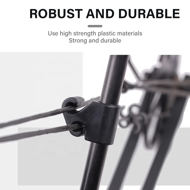 SPG Archery Bowstring Separator Compound Bow String Distributor Plastic Cable Slide Outdoor Hunting Adjustable Accessories