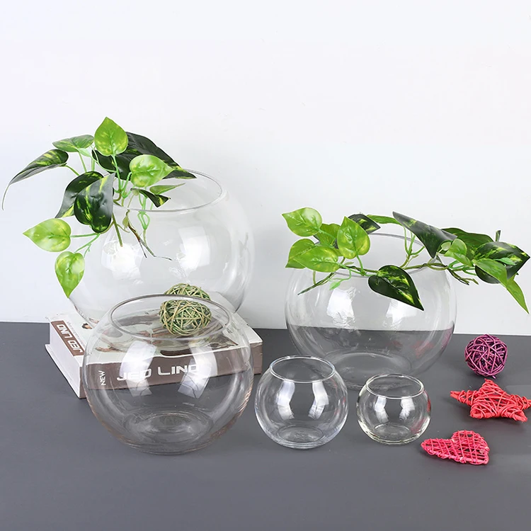 Acrylic Round Wall Mounted Hanging Fish Bowl Aquarium Tank Home Decoration Pot Wall Hanging Mount Bubble Aquarium Bowl Fish Tank