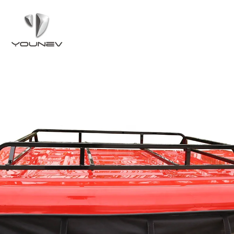 YOUNEV-1 Tuk Tuk 7 Passenger with Roof Gasoline Passenger Three Wheel Tricycle 12V Closed Motorized Enclosed 3 Wheel Motorcycle