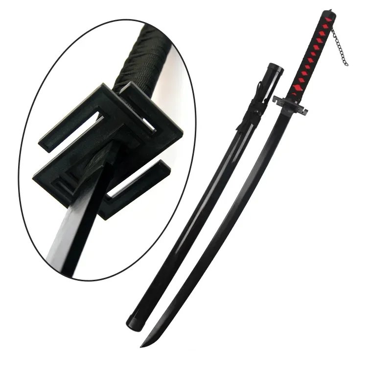 Wholesale 4 Styles Bleach 104cm Kurosaki Ichigo Zangetsu Sword Anime Role Play Games Toy Katana Swords For Cosplay Playing Boys