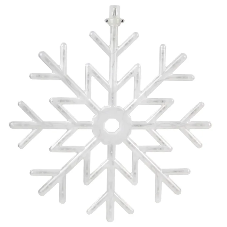 Hot Selling Christmas Outdoor Waterproof Lights Decoration Holiday Shape Decoration Pendant Led Snowflake String Flashing Lights